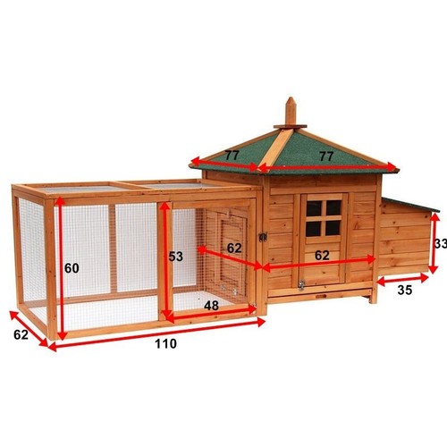 Pollaio legno per galline - pollaio,