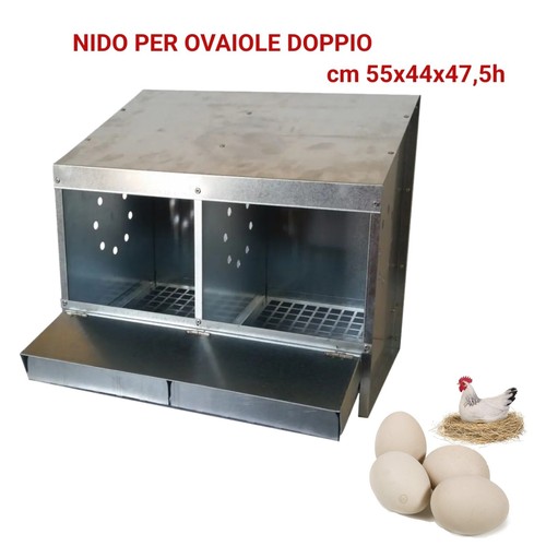 Nido due posti galline - , ovaiole